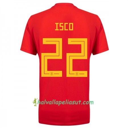Jalkapallo Pelipaidat Espanja Isco 22 World Cup 2018 Kotipaita